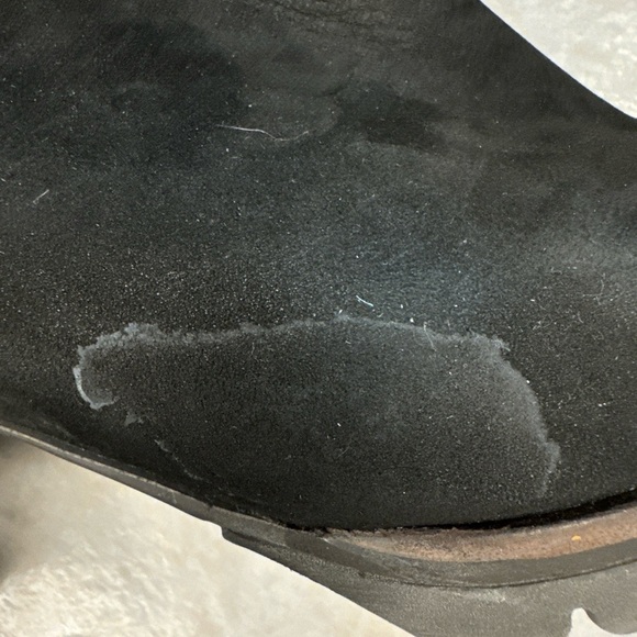 Women’s Paul Green heeled booties black suede size 5.5 - Picture 9 of 10